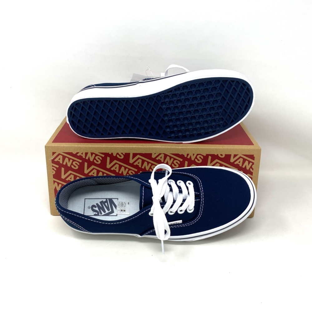 VANS Authentic Canvas Blue White Low Top Women's Sneakers Size Skate VN000EE332D - Picture 6 of 11